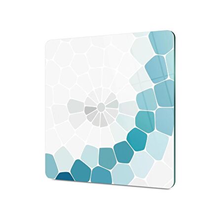 Decovetro Cam Kesme Tahtası Kare Petek Desenli 30x30 Cm