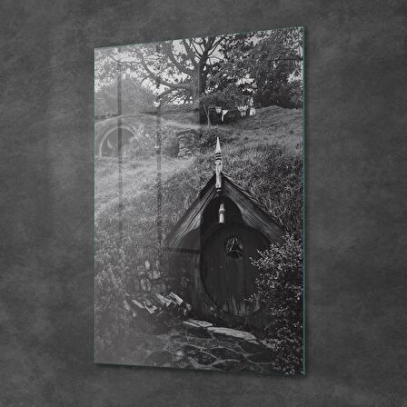 Decovetro Cam Tablo Yüzüklerin Efendisi Hobbit Evi