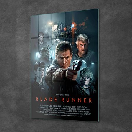 Decovetro Cam Tablo Blade Runner Film Afiş