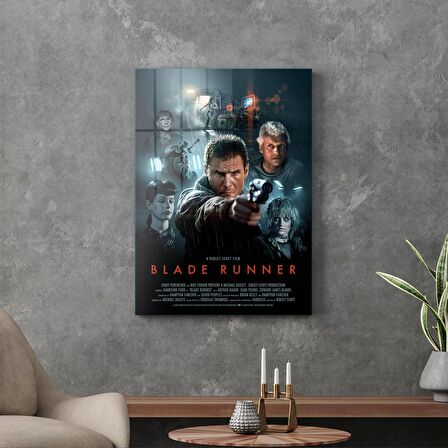 Decovetro Cam Tablo Blade Runner Film Afiş