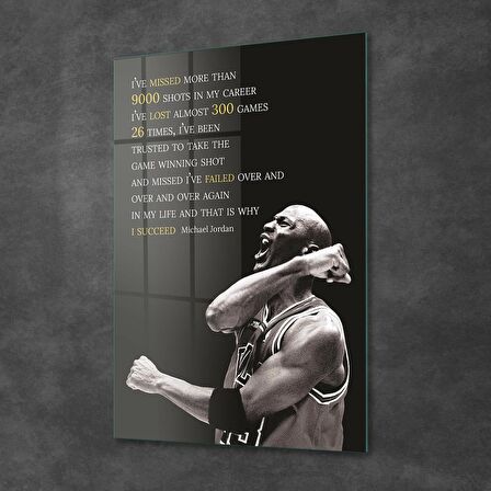 Decovetro Cam Tablo Michael Jordan Succed