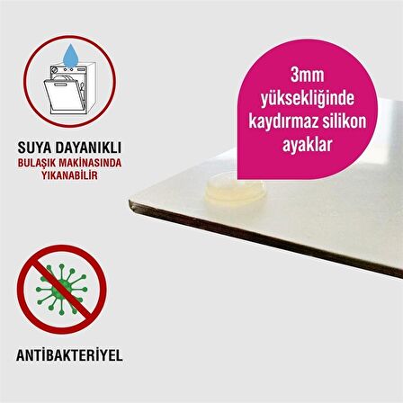 Decovetro Cam Kesme Geometrik Balık Desenli 30x40 Cm