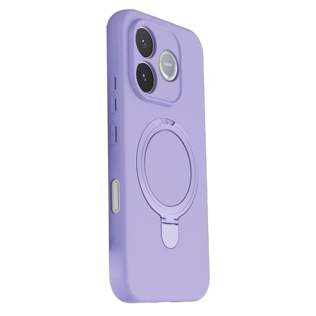Huawei Honor 600 Lite Regal Magsafe Standlı Kapak - Lila