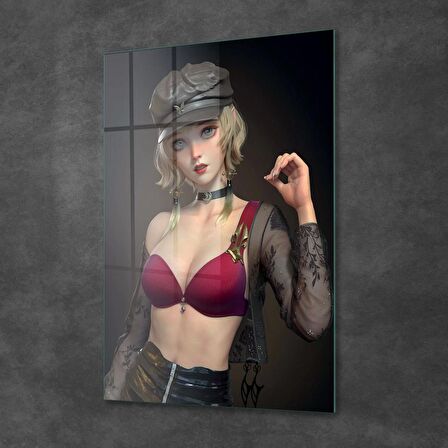 Decovetro Cam Tablo Blonde Anime Girl