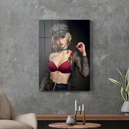 Decovetro Cam Tablo Blonde Anime Girl