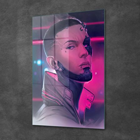 Decovetro Cam Tablo Cyberpunk Man