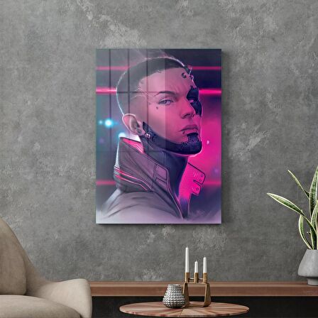 Decovetro Cam Tablo Cyberpunk Man