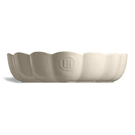 Emile Henry 026153 Madeleine Krem Kalp Fırın Kabı 6,5 x 24,5 x 26,5 cm