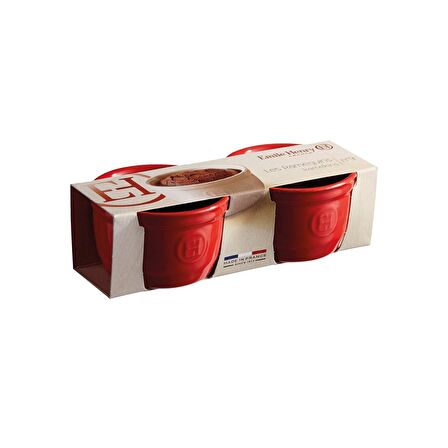 EH Fırın Kabı Ramekin No.9 Burgundy 2´l Setl Kırmızı/Burgundy -344009