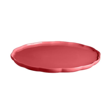 Emile Henry Madeleine Servis Tabağı Yuvarlak 31 cm Pembe/Rose Candy