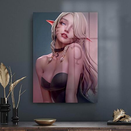 Decovetro Cam Tablo Anime Girl Elf