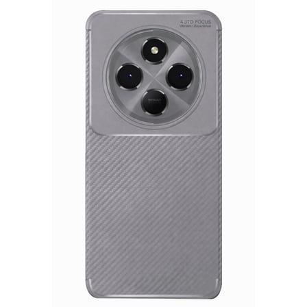 Xiaomi Redmi 14C Kılıf Auto Focus Karbon Kapak - Gri