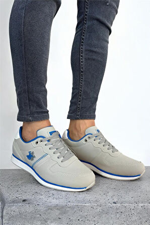 Erkek Günlük Cilt Sneaker Ayakkabı BUZ - SAKS