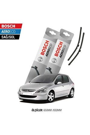 Peugeot 307 2004 Model Bosch Aeroeco Muz Silecek Takımı