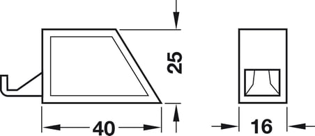 Häfele Basma mandalı, Metalla 510 Push