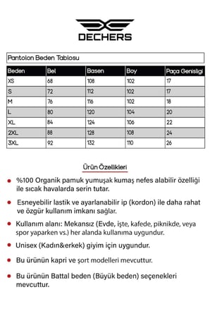 Erkek Yazlık Rahat Kalıp %100 Pamuk Keten Görünümlü Pantolon E205