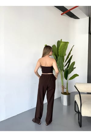 Jemmy Kadın Keten Pantolon W305