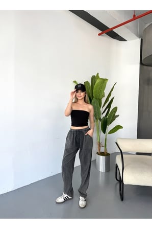 Jemmy Kadın Keten Pantolon W305