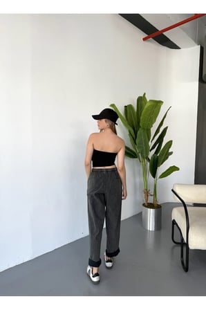 Jemmy Kadın Keten Pantolon W305