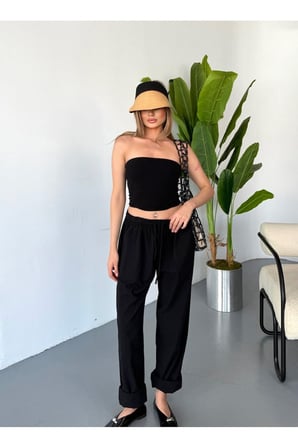 Jemmy Kadın Keten Pantolon W305