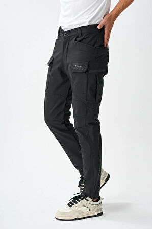 Soft Shell Rüzgar, Su & Soğuk Geçirmez İçi Polarlı Kışlık Taktik Pantolon E218-17