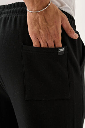 Erkek Üç İplik İçi Pamuklu Kalın Kumaş Eşofman Alt E219-18