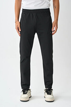 Erkek Dalgıç Kumaş Standart Kalıp Eşofman Alt - E220-1