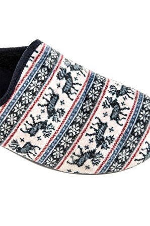 Papilio Anatomik Taban Kadın Kapalı Kışlık Ev Terliği Lacivert