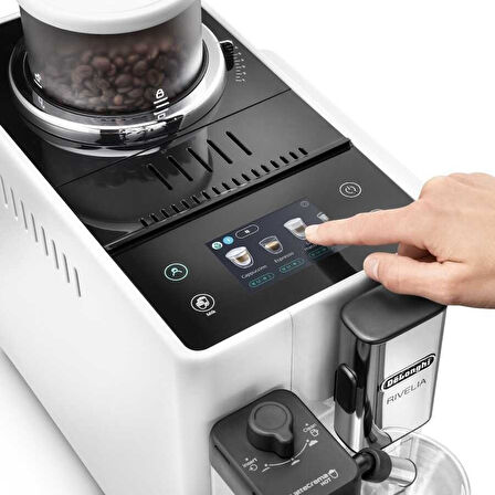 Delonghi Rivelia EXAM440.55.W Tam Otomatik Espresso Kahve Makinesi Beyaz