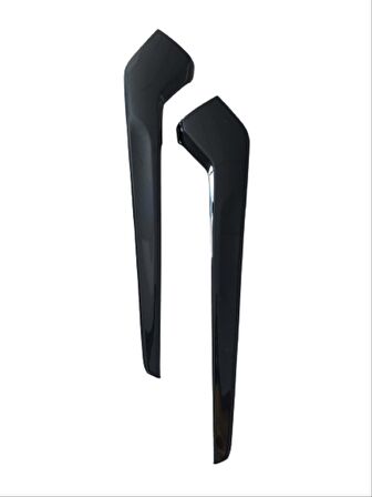 2022 Cıvıc Vıtes Kenar Kaplama 2 Parça - Pıano Black