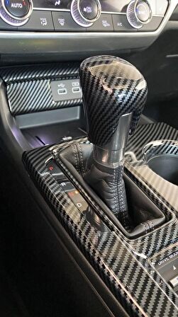 2022 Cıvıc Vites Konsol Kaplama - Karbon