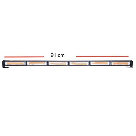 6 Lı Flaşlı İkz Lmbsı Sr-Sr Cob Ld 12-30V/ Laık115