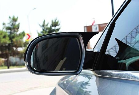 Audi A4 B8 2009-2015 Batman Ayna Kapağı (Parlak Siyah)