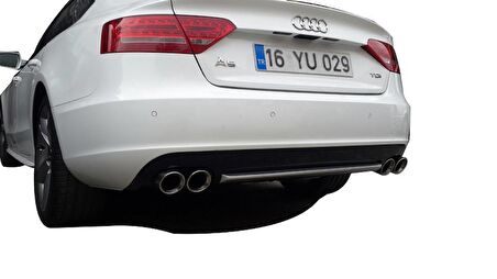 Audi A5 8P3 2008 - 2011 Sportback Arka Tampon Eki - Difüzör (Plastik)