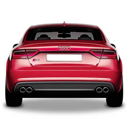 Audi A5 B9 Sportback S5 Arka Tampon Eki - Difüzör (Plastik)