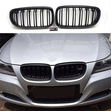 Bmw 3 Serısı E90 2008-2011 M3 Bobrek (Cıft Cızgı Panjur) Pıano Black