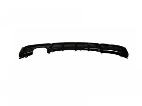 Bmw 3 Serısı F30 2012-2018 M Dıfüzör Sol Tek Çıkıs Kalın - Pıano Black