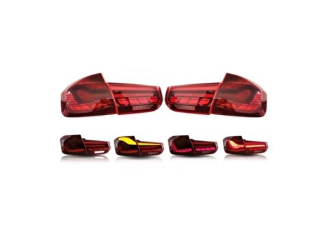 Bmw 3 Serısı F30 Dragon Led Stop Dınamık Anımasyonlu - Kırmızı