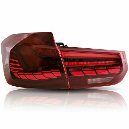 Bmw 3 Serısı F30 Dragon Led Stop Dınamık Anımasyonlu - Kırmızı