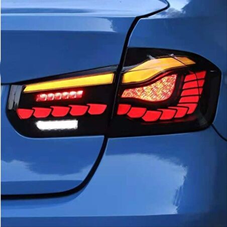 Bmw 3 Serısı F30 Dragon Led Stop Dınamık Anımasyonlu - Kırmızı
