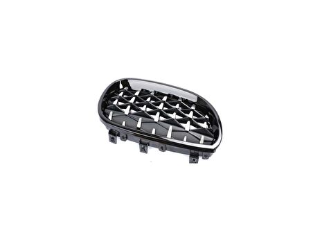 Bmw 5 Serısı E60 2004-2009   Dıamond Panjur(Böbrek) Pıano Black Çerçeve