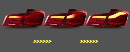 Bmw 5 Serısı F10 Dragon Led Stop - Kırmızı