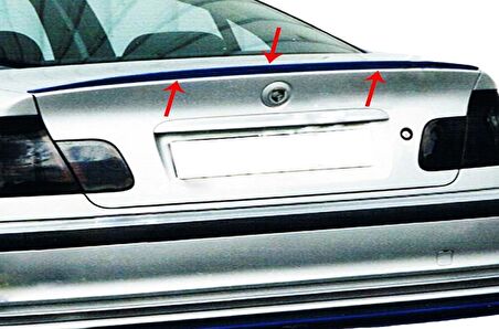BMW E46 3 Seri Spoiler Bagaj Gt Fiber 1999-2005