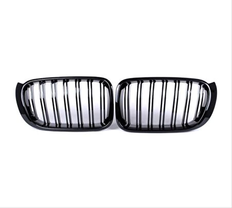 Bmw X3 Serisi (F25) 2014-2018 M Böbrek (Çift Çizgi Panjur) Pıano Black