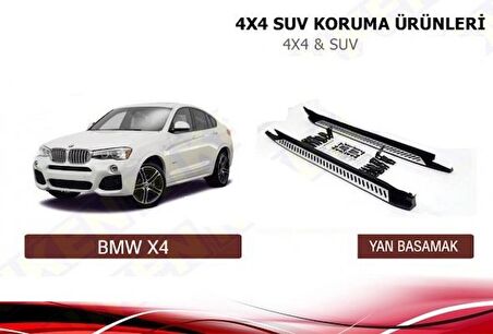 Bmw X4 Yan Basamak Marşbiyel Koruma Oem 2014 - Sonrası Drs 4X4