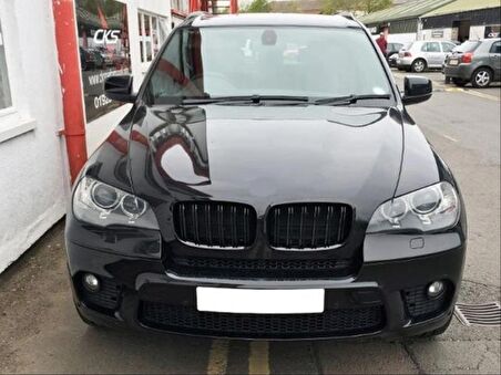 Bmw X5-X6 E70 (2008-2014) M Böbrek (Çift Çizgi Panjur) Piano Black