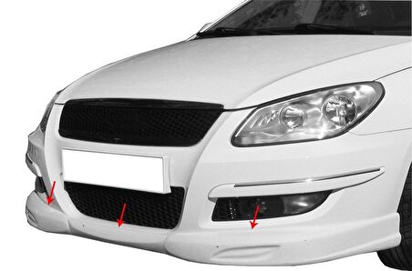 Chery Niche A3 SD Ön Tampon Altı Fiber (Gündüz Farlı) 2011 ve Sonrası