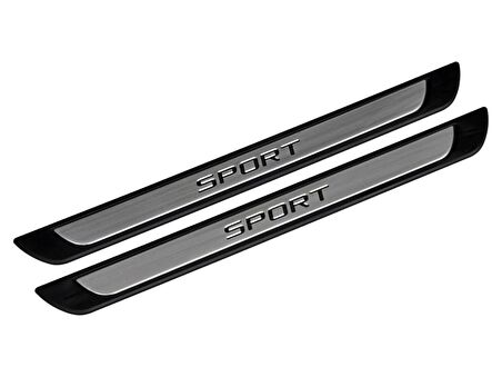 Citroen Berlingo Krom Kapı Eşik Koruması Sport Line 1996-2008 2 Parça
