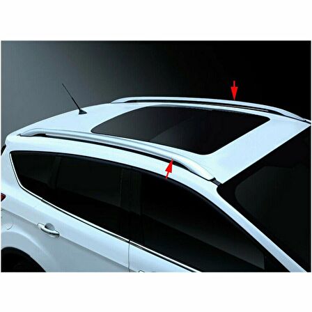 Ford Kuga Tavan Çıtası 2013- 2019 Roof Rack Oem Style Sılver