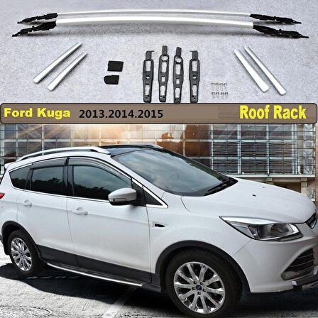 Ford Kuga Tavan Çıtası 2013- 2019 Roof Rack Oem Style Sılver